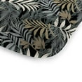 thumbnail image 3 of Jordan Manufacturing 74" x 22" Maryland Driftwood Black Leaves Rectangular Outdoor Chaise Lounge Cushion with Ties and Hanger Loop, 3 of 10