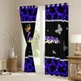 thumbnail image 3 of Castle Fairy Female Women Men Gradient Queen Crown Blackout Curtains Set of 2 (52x84 Each),Abstract Cheetah Print Window Curtains,Flying Butterflies Glitter Curtains and Drapes,Luxury Bedroom Decor, 3 of 6