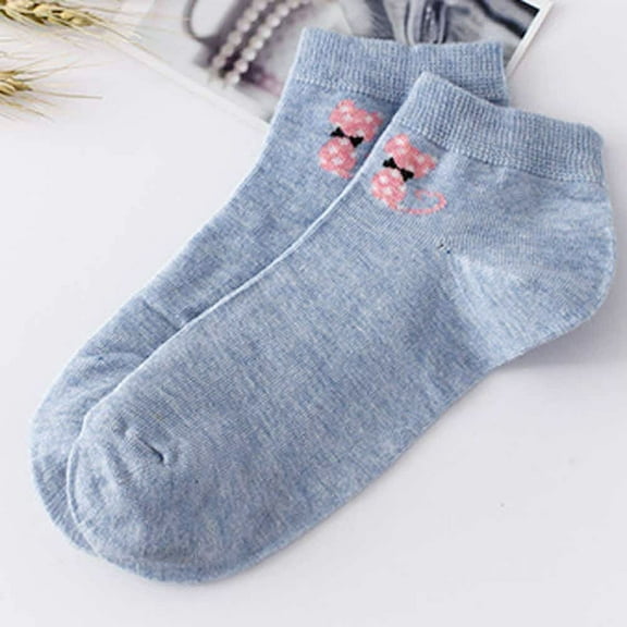 Dyfzdhu Women Keep Warm Cotton Skateboard Sock Comfortable Socks