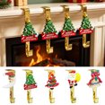 thumbnail image 1 of MTBLYS Ganchos para calcetines navideños para repisa de chimenea|Percha de metal resistente para colgar calcetines|coronas pequeñas|adornos|bastones de caramelo|mini guirnaldas|bolsas de regalo, 1 of 7