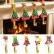 thumbnail image 1 of MTBLYS Ganchos para calcetines navideños para repisa de chimenea|Percha de metal resistente para colgar calcetines|coronas pequeñas|adornos|bastones de caramelo|mini guirnaldas|bolsas de regalo, 1 of 7