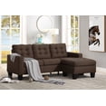 thumbnail image 1 of Earsom Sectional Sofa (Rev. ), Brown Linen 56655, 1 of 7