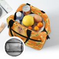 thumbnail image 6 of HUIACONG Capybara Orange Design Front Pocket Lunch Bag for Daily Use Travel, Comfortable Hand Feel Rugged Lunch Insulated Bag, 6 of 10