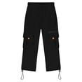 thumbnail image 4 of CONZONE Boys Lined Sweatpants Straight Leg Casual Pants for Child Elastic Waist Solid Warm Fall Winter Jogger Pants with Pockets, 4 of 5