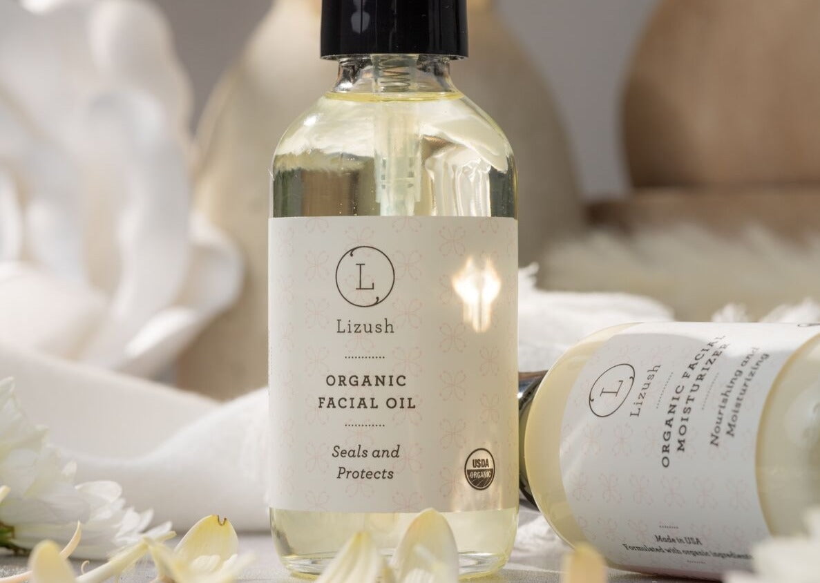 Lizush - ORGANIC TEEN FACIAL OIL Seals and Protects