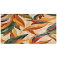 thumbnail image 2 of Artistic Tropical Leaf Bird 12.4x10.6in PVC Round Ring Binders, 2-Pack, D-Ring 3-Hole, Metal Clip, 2 of 10