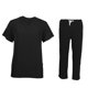thumbnail image 1 of Conjunto de uniforme de enfermería, ropa de trabajo para centros de belleza, spas y peluqueros de mascotas. Negro S, 1 of 9