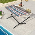 thumbnail image 4 of Costway 10.5FT Heavy Duty Stand with Portable Hammock, Stand & Carrying Case for Garden, 4 of 9