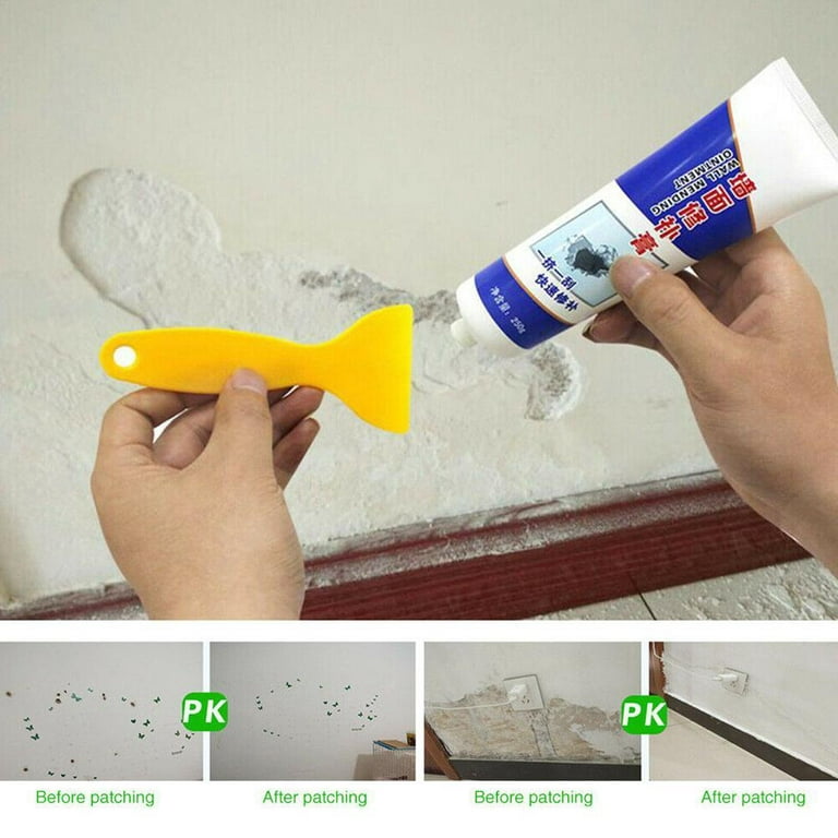 Hinrichs Wall Repair Cream 250 g - Wall Repair Kit comprising 2x