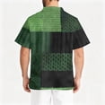 thumbnail image 6 of Fgvctg Mens St. Patrick's Day Scrub Tops Casual Short Sleeve Cute Shamrock Clover Print Scrubs Tops Loose V Neck Work Shirt Scrub Workwear Nurse Uniform Medical T Shirts with Pocket Turquoise 4XL, 6 of 6