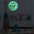 thumbnail image 4 of Halloween Wall Sticker PVC Pumpkin Castle Bat Luminous Moon Sticker Wall Decor, 4 of 10