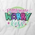 thumbnail image 2 of Worry Less T-Shirt | Motivational Inspirational White Tee Gift, 2 of 5