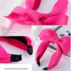 thumbnail image 2 of Diademas con lazos de gran tamaño, diademas con nudo de lazo súper grande, tocado ancho para mujeres y niñas, lindos accesorios para el cabello para fiesta de cumpleaños, disfraz de festival (ROSA CA, 2 of 3