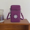 thumbnail image 4 of Nylon Crossbody Sling Bag, Minimalist Travel Backpack with Adjustable Strap, Multi-Compartment Design for Phone, Wallet, and Essentials, Durable Outdoor Use, 4 of 7