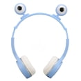 thumbnail image 5 of Children Bluetooth Headset Cute Big Eyes Children Cartoon Headphones with LED Light Microphone Blue, 5 of 8