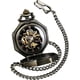 thumbnail image 2 of Reloj de Bolsillo con Cadena para Hombre - Reloj de Bolsillo Vintage de Cuerda Manual - Reloj de Bolsillo con Movimiento mecánico clásico - Accesorio de Vestuario Steampunk ferroviario de los años 20, 2 of 5