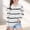 White, variant on Rvasteizo Fall Winter Girls Base Layer Tops V-Neck Stripe Long Sleeve Pullover ,5 T
