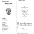 thumbnail image 2 of Alno Cabinet Knob 1-1/8" - Chocolate Bronze, 2 of 2