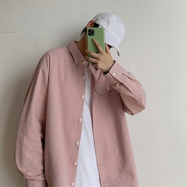 Pink camisas de hombre sale