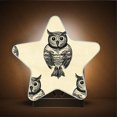 thumbnail image 3 of Star Shaped Energy Saving Night Light Living Room Night Light, Bedroom Night Light, Corridor Night Light, Study Night Light Black Cartoon Owl, 3 of 6