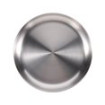 thumbnail image 4 of CNKOO Assiette Ronde en Acier Inoxydable 304 20CM Style Coréen Assiette à Fruits Châssis Plat (Argent), 4 of 7