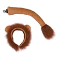thumbnail image 3 of Tocado y cola,Conjunto de orejas de cola de león para niños,adultos y mujeres,Accesorios para diadema de animal para disfraz de león para cosplay,Espectáculos de disfraces para adolescentes, 3 of 3