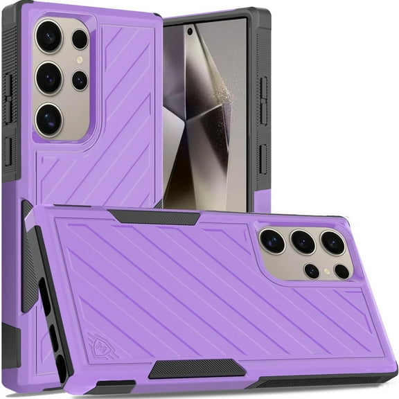 Military Grade Noble Hybrid Armor Case for Samsung Galaxy S25 Ultra - Purple
