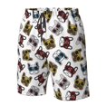 thumbnail image 4 of Fotbe Bulldog Sunglasses Face Trajes de Baño Estampados para Hombre, Shorts de Verano de Secado Rápido, Ropa de Playa, Bañadores-XX-Large, 4 of 6