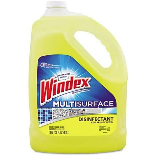 Windex Disinfectant Multisurface AllPurpose Cleaner Refill 1 Gallon