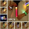 thumbnail image 1 of Halloween Decoration LED Aperture 3PCS Lighting Bracelet Outdoor Life Saving Ring, 1 of 8