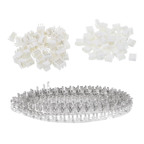 Kit de Conectores de Paso de 2.54mm, Conector Macho y Hembra, Carcasa de Ángulo Recto y Kit DIP de Crimpado, 30 Conjuntos