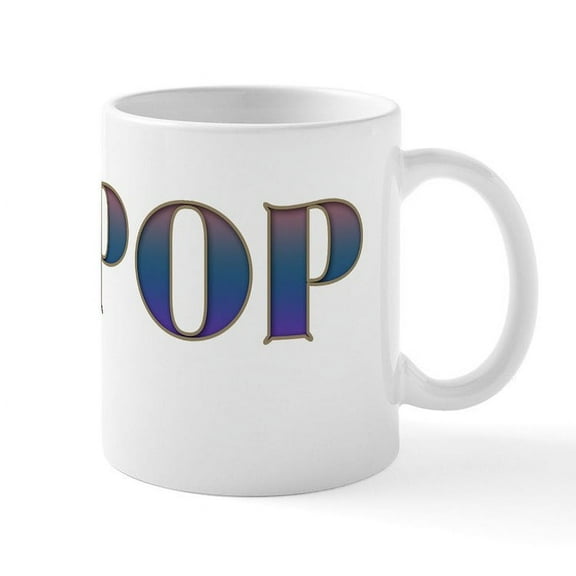 CafePress - POPS Mug - 11 oz Ceramic Mug - Novelty Coffee Tea Cup