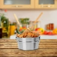 thumbnail image 4 of Raindrops 1Pc Premium Stainless Steel Chicken Storage Bucket Plated Silver Anti Rust for Restaurant Use, 4 of 6