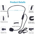 thumbnail image 2 of Microfono de Microfono VOVIGGOL 2PCS Headset Mic brazo con cable flexible, 2 of 2