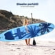 thumbnail image 5 of Costway 305 cm Tabla Hinchable de PVC Paddle Surf Sup con Remo de Ajustable/Bomba/Línea de Seguridad/Bolsa de Transporte y Aleta Central Azul, 5 of 10
