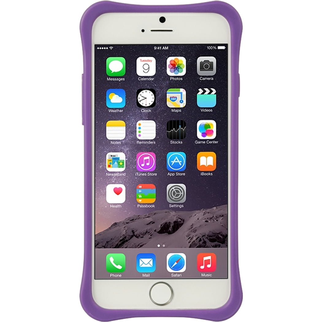 Apple Iphone 6 Plus/6S Plus Fusion Case Crash Free Ultra Clear Pc W/ Raised  Frame - Purple - Walmart.com