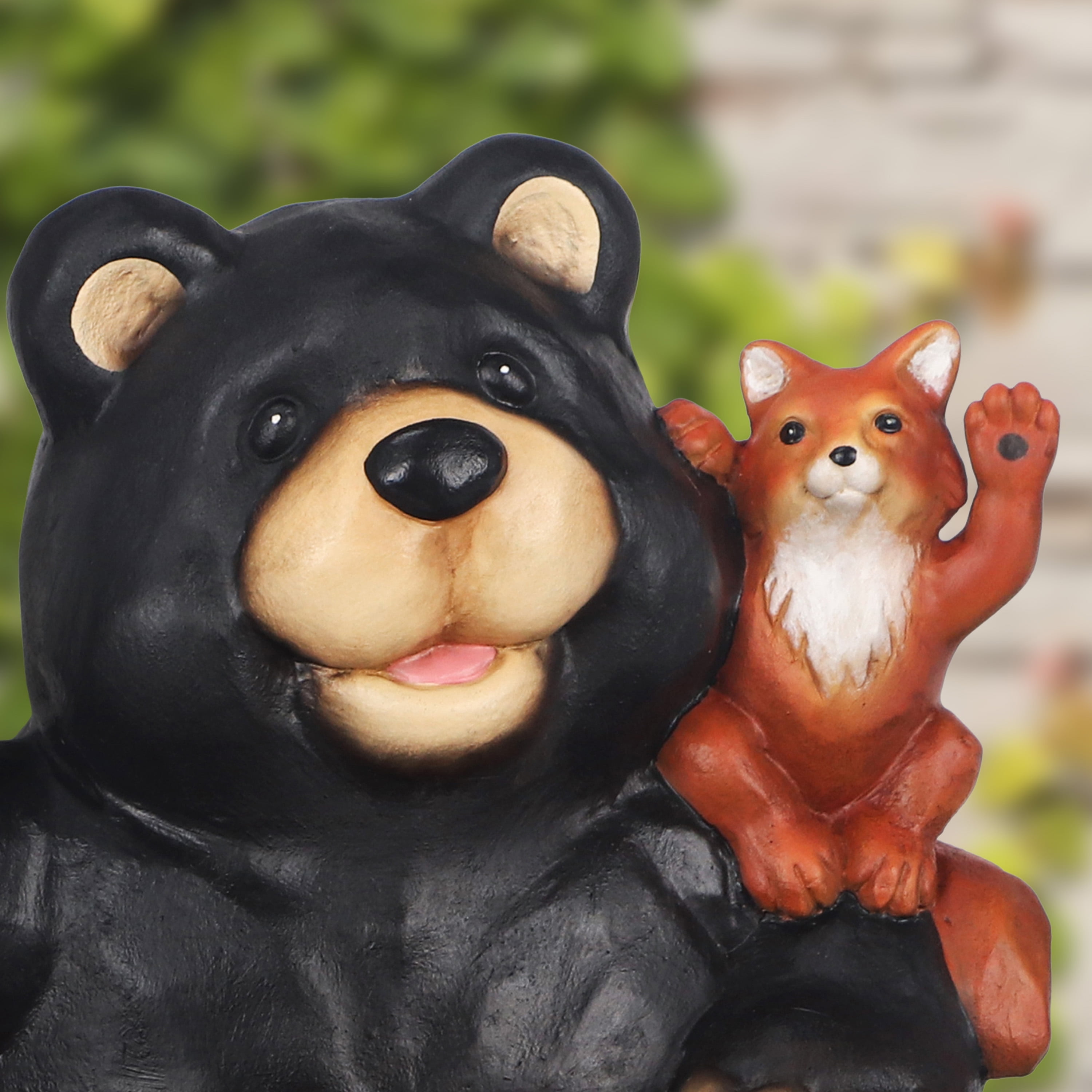 Bear(ベアー)6’6ミッドレングス➕付属品一式セット販売_即入水できます Mainstays Outdoor Welcome Bear and Fox Garden Statuary, 8.25 in L