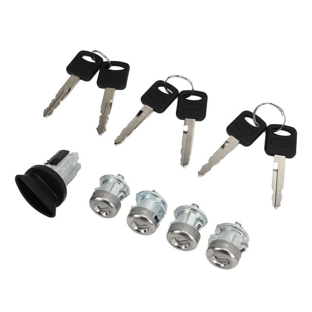 LU, Cilindro de cerradura de puerta de automóvil Cilindro de cerradura de interruptor de encendido Cilindro de cerradura de puerta de automóvil Acabado de lujo