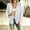 White women cardigan open front a1, variant on Kadlawus Women Fall Long Sleeve Loose Cardigan Open Front Casual Knit Shawl Wrap Cozy Soft Flowy for Daily Office Weekend Travel, White M