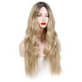 thumbnail image 4 of Wig with Bangs, Wigs for Women, Women's Gold Set Wavy Wig Can Be Straightened And Bent, 4 of 8