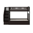 thumbnail image 5 of AFI Westbrook Staircase Bunk Twin over Twin with 2 Urban Bed Drawers, Espresso, 5 of 9