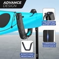thumbnail image 4 of Yes4All 175 lbs Storage Freestanding Double Kayak Rack for Garage, Durable Steel Outdoor Kayak Stand, Ideal for Kayaks, Surfboard, Paddle Board, 4 of 7