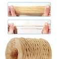 thumbnail image 4 of Creatrill Cinta De Papel De Rafia Para Manualidades, 218 Yardas, Cordel De Papel De Embalaje, 1/4 Pulgadas Por 218 Yardas (Kraft), 4 of 5