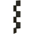 thumbnail image 3 of 5 Tier Wall Mount Corner Shelf, Black, 3 of 4