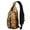 Citrus-3, variant on Pattern Hedgehog Tree Floral Lightweight Sling Bag for Women Men – Durable polyester, Breathable padded back, Ergonomic fit – Artistic Pattern Design for Travel, Hiking, Outdoor