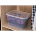 thumbnail image 3 of Large Clear Storage Container With Lid and Handles, 3 of 6