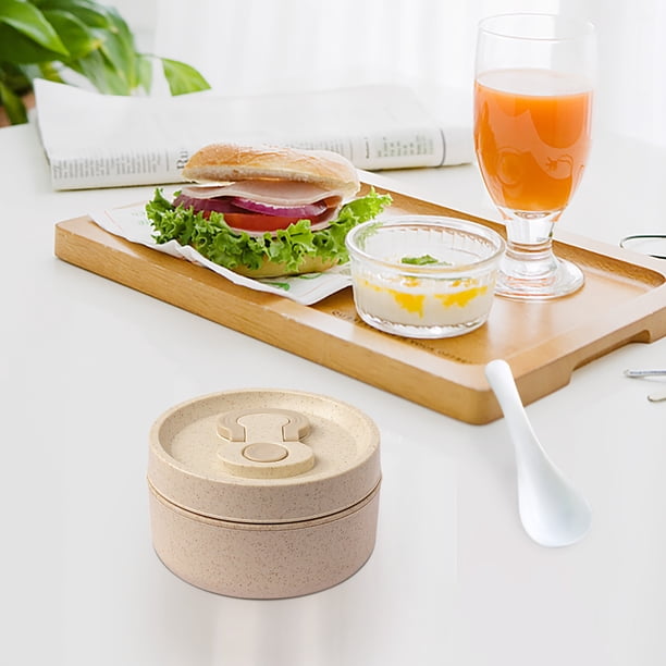 pstuiky Fiambreras Bento para adultos - Fiambrera Bento para niños - Set de fiambrera Bento hermética apta para microondas con cubiertos