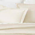 thumbnail image 3 of Superior Egyptian Cotton 850 Thread Count Duvet Cover Set, Full/Queen, Ivory, 3 of 6