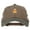 Khaki Green, variant on Candy Corn Embroidered Unstructured Cotton Cap - Gold OSFM