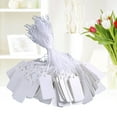 thumbnail image 4 of SHISUYAN 95pcs White Marking Tags Price Tags Price Labels Display Tags with Hanging String for Product Jewelry Clothing, 4 of 8